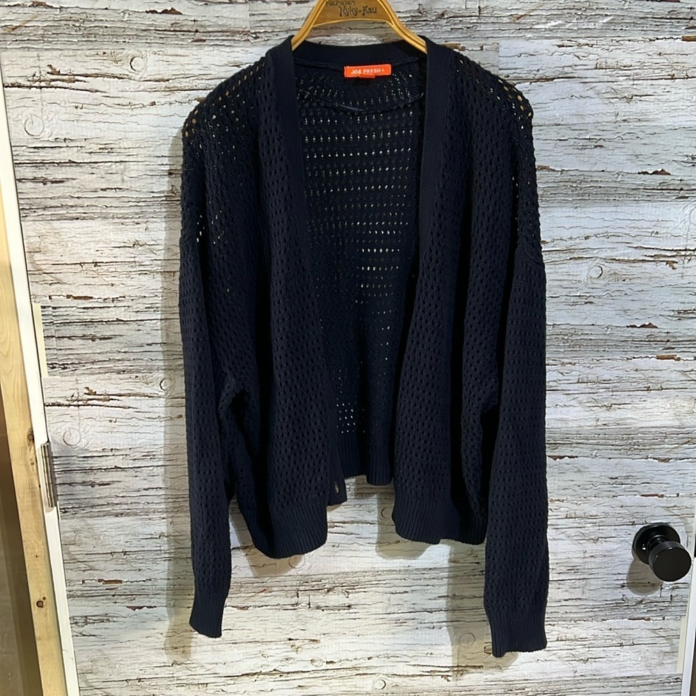 Joe Fresh  navy blue knit sweater size 3X